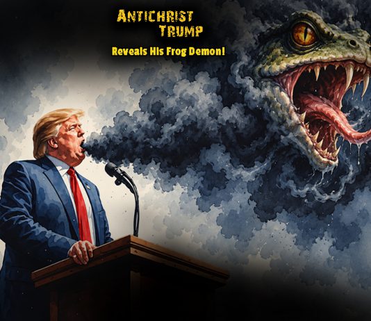 Antichrist Trump Reveals His Frog Demon!